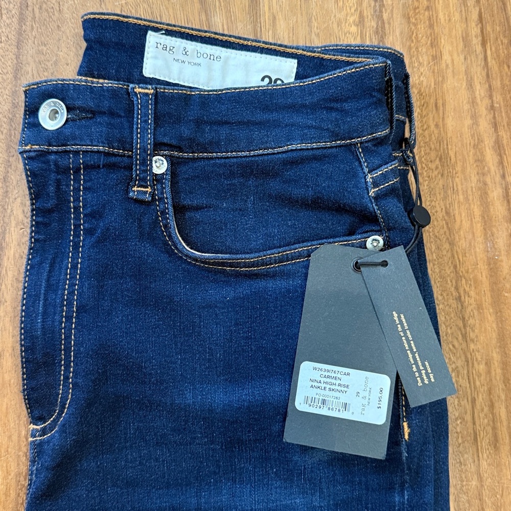 Rag & Bone Women's Dark Blue Skinny Jeans